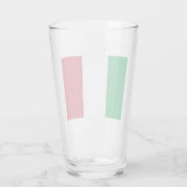 Italiaanse vlag (Italië) Glas (Achterkant)