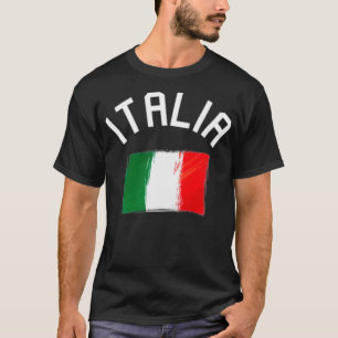 Italiaanse vlag Italië Italiaans Italiano Pocket D T-shirt