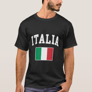 Italiaanse vlag Italië Italiaanse Italiano familie T-shirt