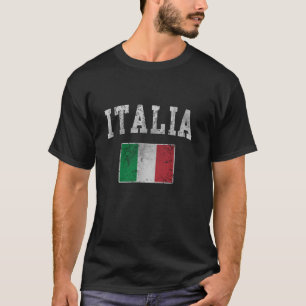 Italiaanse vlag Italië Italiano Long SL T-shirt