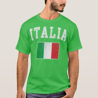 Italiaanse vlag Italië Italiano T-shirt