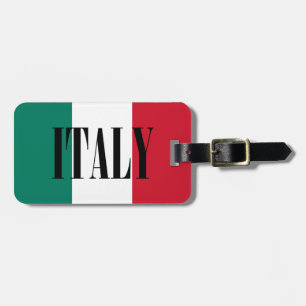 Italiaanse vlag Italië Italië Italië Italië Italië Bagagelabel