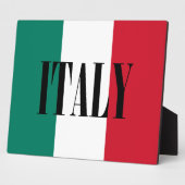 Italiaanse vlag Italië Italië Italië Italië Italië Fotoplaat (Zijkant)
