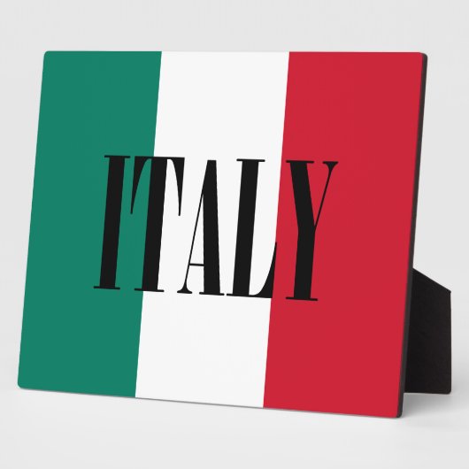 Italiaanse vlag Italië Italië Italië Italië Italië Fotoplaat (Zijkant)