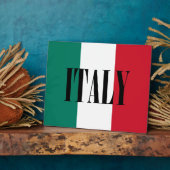 Italiaanse vlag Italië Italië Italië Italië Italië Fotoplaat (Zijkant)