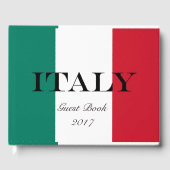 Italiaanse vlag Italië Italië Italië Italië Italië Gastenboek (Voorkant)