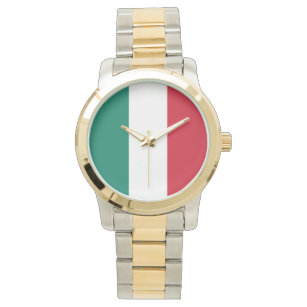 Italiaanse vlag Italië Italië Italië Italië Italië Horloge