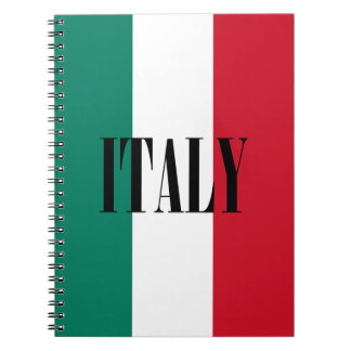 Italiaanse vlag Italië Italië Italië Italië Italië Notitieboek