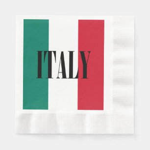 Italiaanse vlag Italië Italië Italië Italië Italië Servet