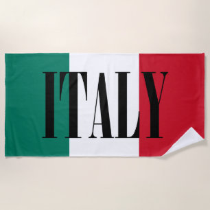 Italiaanse vlag Italië Italië Italië Italië Italië Strandlaken