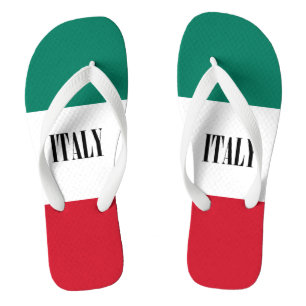 Italiaanse vlag Italië Italië Italië Italië Italië Teenslippers