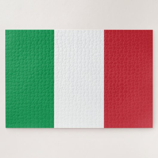 Italiaanse vlag (Italië) Legpuzzel (Horizontaal)