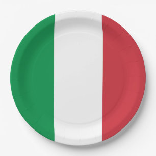 Italiaanse vlag (Italië) Papieren Bordje