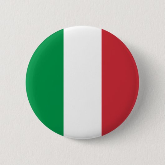 Italiaanse vlag (Italië) Ronde Button 5,7 Cm (Voorkant)