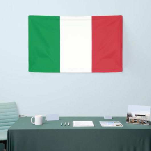 Italiaanse vlag (Italië) Spandoek (Beurs)