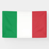 Italiaanse vlag (Italië) Spandoek (Horizontaal)