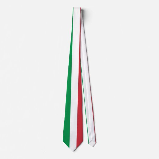 Italiaanse vlag (Italië) Stropdas (Voorkant)