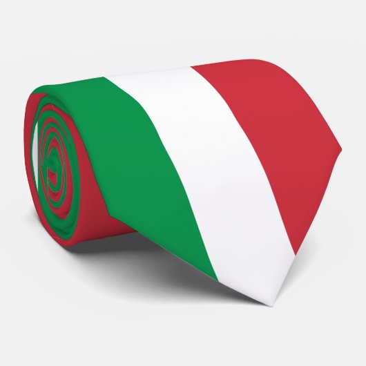 Italiaanse vlag (Italië) Stropdas (Opgerold)