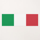 Italiaanse vlag (Italië) Yogamat (Voorkant (horizontaal))