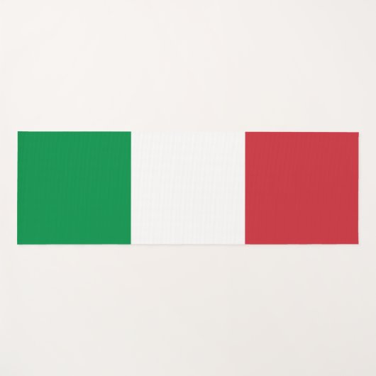 Italiaanse vlag (Italië) Yogamat (Voorkant (horizontaal))