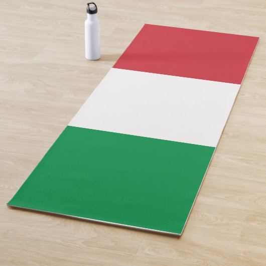 Italiaanse vlag (Italië) Yogamat (In situ)