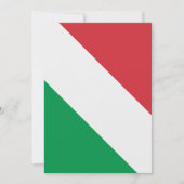 Italiaanse vlag kaart (Voorkant)