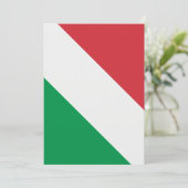 Italiaanse vlag kaart (Staand voorkant)