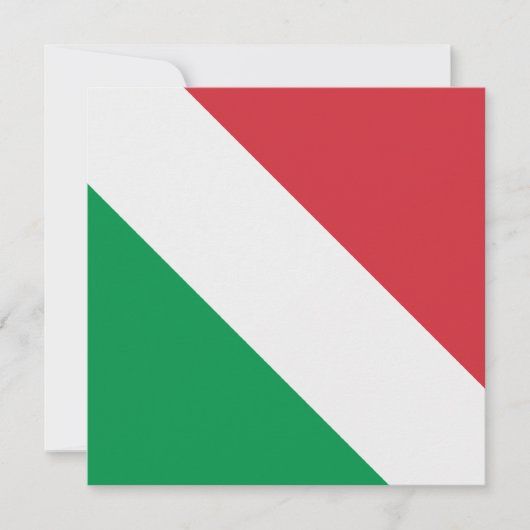 Italiaanse vlag kaart (Voorkant)