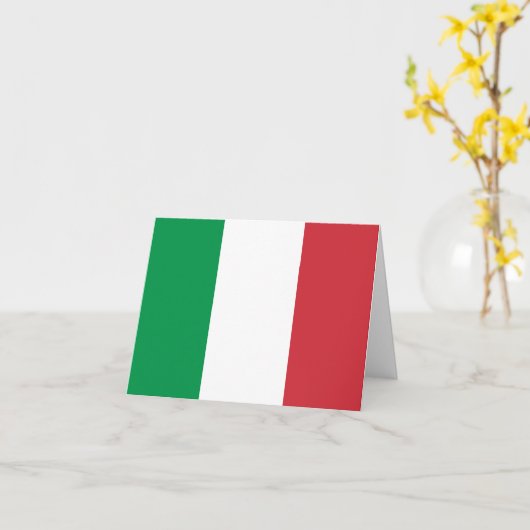 Italiaanse vlag kaart (Gele Bloem)