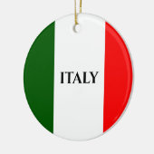 Italiaanse vlag keramisch ornament (Links)