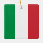 Italiaanse vlag keramisch ornament (Voorkant)