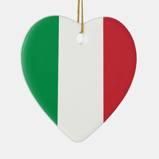 Italiaanse vlag keramisch ornament (Rechts)