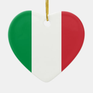Italiaanse vlag keramisch ornament