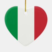 Italiaanse vlag keramisch ornament (Achterkant)