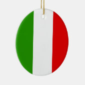 Italiaanse vlag keramisch ornament (Rechts)