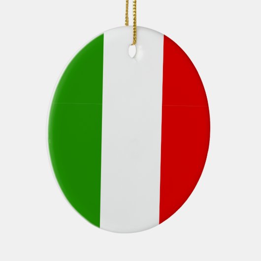 Italiaanse vlag keramisch ornament (Rechts)