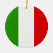 Italiaanse vlag keramisch ornament (Voorkant)