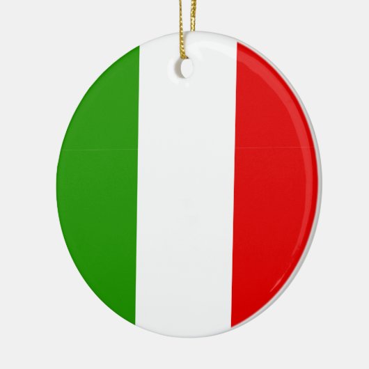 Italiaanse vlag keramisch ornament (Links)