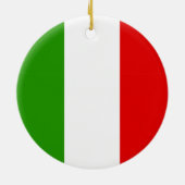 Italiaanse vlag keramisch ornament (Achterkant)
