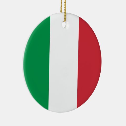 Italiaanse vlag keramisch ornament (Rechts)