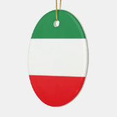 Italiaanse Vlag Keramisch Ornament (Links)