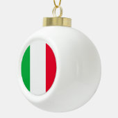 Italiaanse vlag keramische bal ornament (Rechts)