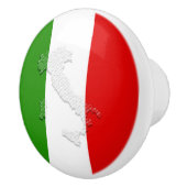 Italiaanse vlag keramische knop (Rechts)