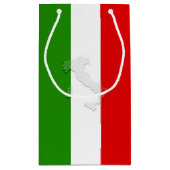 Italiaanse vlag klein cadeauzakje (Achterkant)