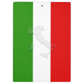 Italiaanse vlag klembord (Achterkant)