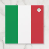 Italiaanse vlag kleuren bruiloft bedankjes labels (Achterkant)