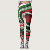 Italiaanse vlag kleuren - Italia Leggings (Voorkant)