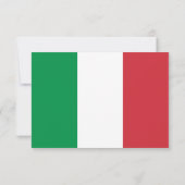 Italiaanse vlag kleuren vriendelijk antwoord bruil (Achterkant)