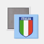 Italiaanse vlag Koelkast Magneet (Voorkant / Achterkant)