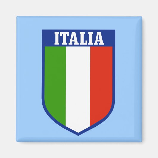 Italiaanse Vlag Koelkastmagneet Magneet (Voorkant)